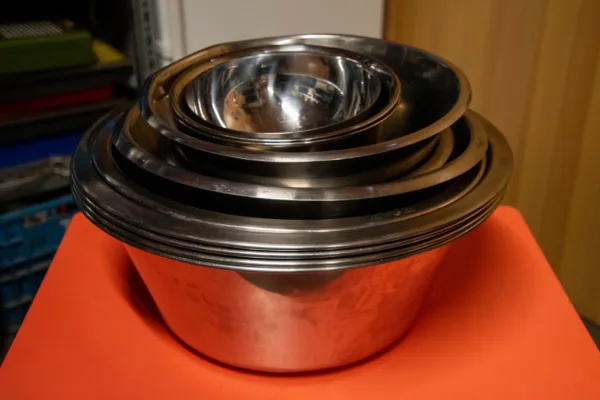 Schüssel Inox rund (gross)