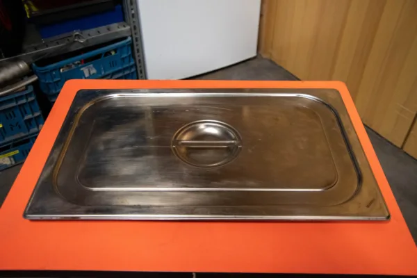 Deckel für Schüssel Inox rechteckig