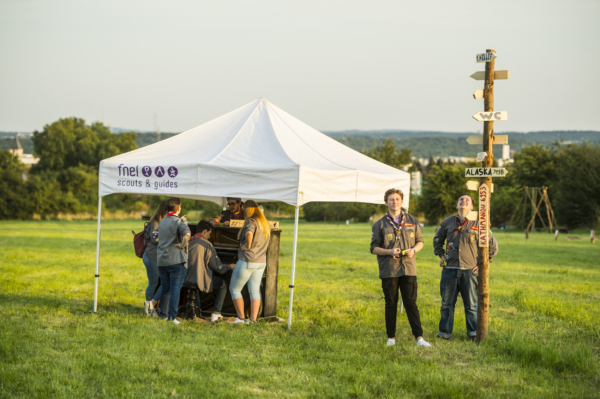 Zelt Kanopi (1te Hilfe Zelt) 3x3m + Seitenteile